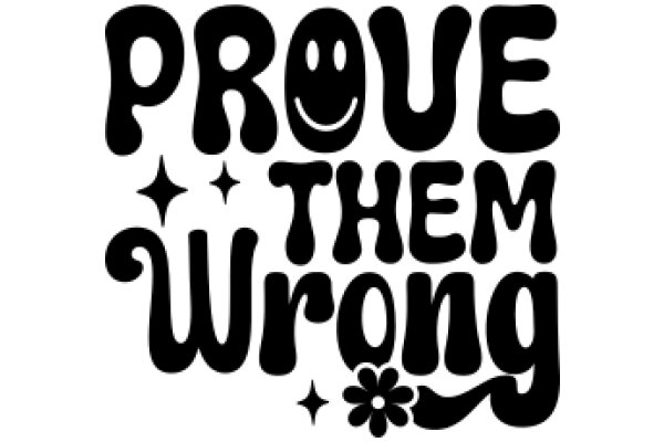 Prove Them Wrong: A Positive Affirmation Poster