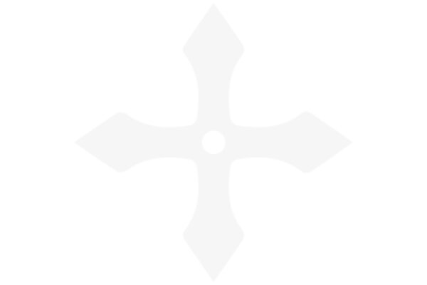 Simplistic White Cross Design