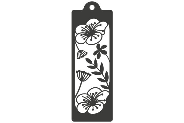 Floral Design on a Name Tag