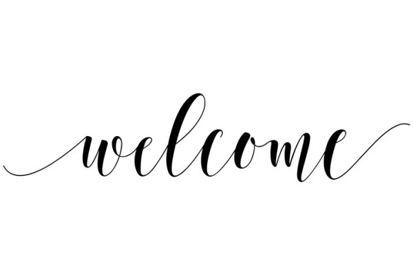 Welcome: A Simple, Elegant Sign