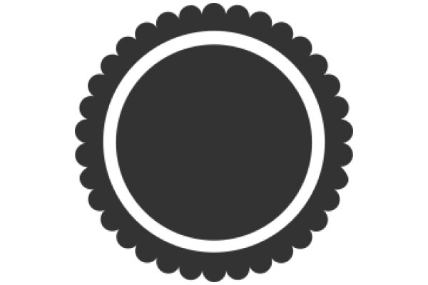 A Solid Black Circle on a Black Background