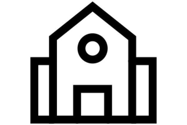 Simplistic Pixel Art: A House Icon