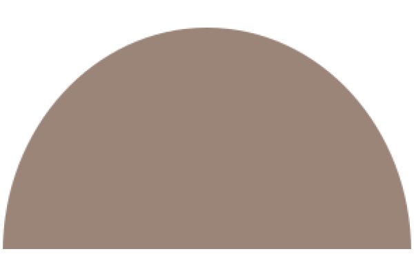 A Solid Brown Oval Shape