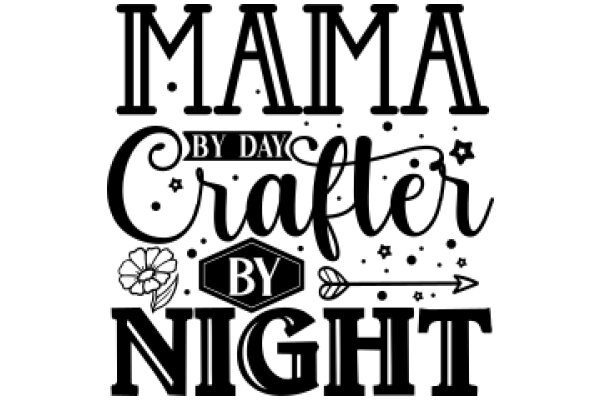 Crafty Mama Night: A Hand-Drawn Poster for a Creative Evening