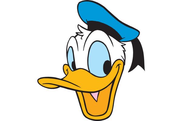 Disney's Iconic Duck, Donald, in a Playful Mood