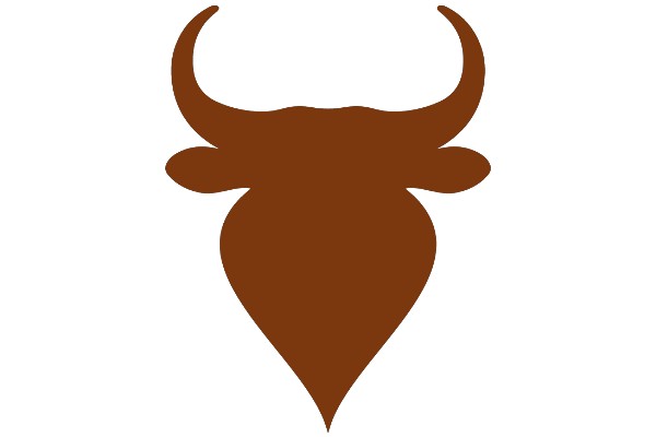 Brown Bull Silhouette