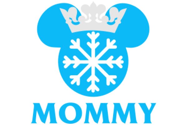 Mommy's Blue Snowflake Logo