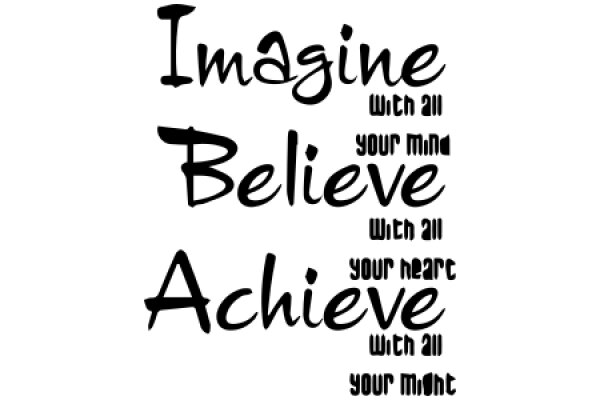 Inspiring Quotes: Imagine, Believe, Achieve