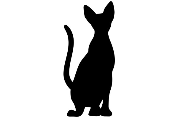 Silhouette of a Cat: A Simple yet Elegant Design