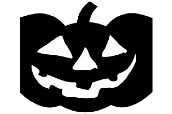 A Silhouette of a Halloween Pumpkin