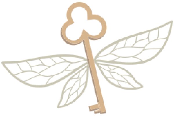 A Key with a Leaf Design