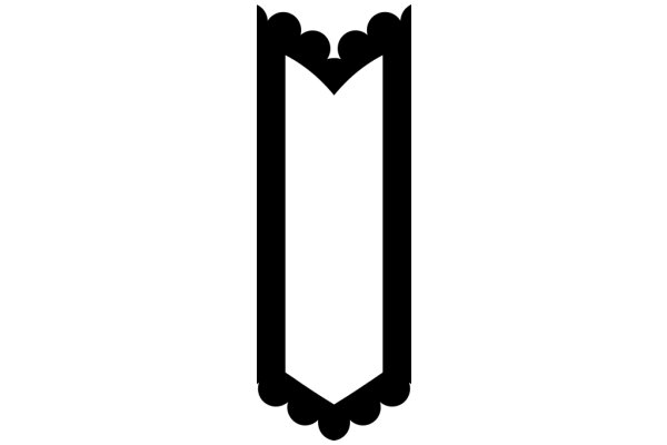 Stylized Logo of a Book