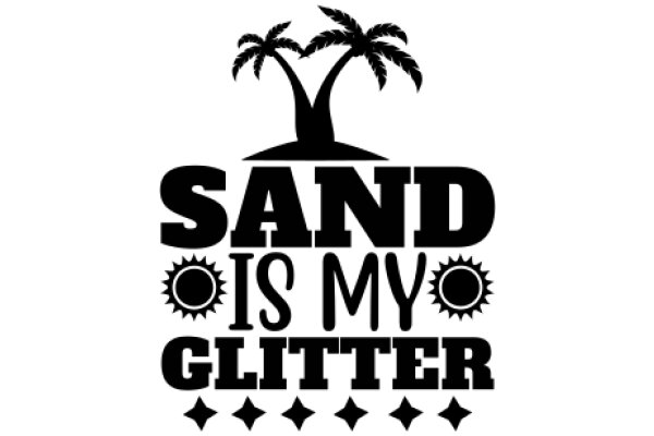 SAND IS MY GLITTER: A Tropical-Themed Logo