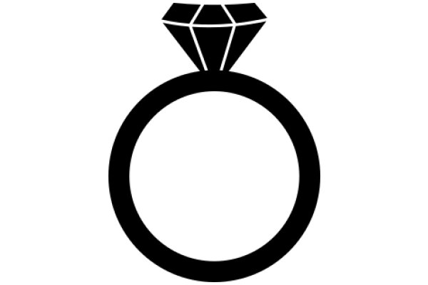 A Symbol of Commitment: A Ring with a Diamond Top