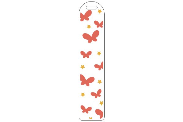 Stylish Phone Case with Butterfly Design and Stars