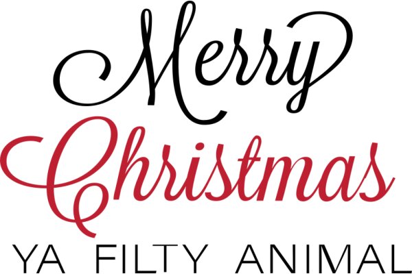 Merry Christmas: A Ya Fitly Animal Holiday Greeting