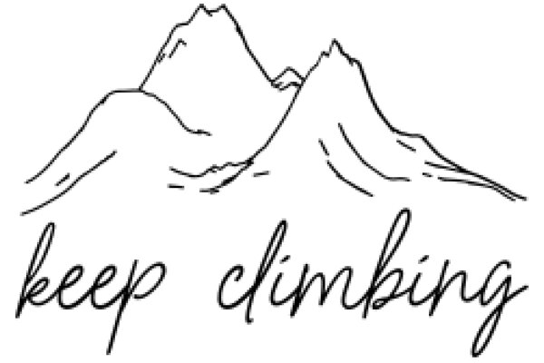 Keep Climbing: A Motivational Poster