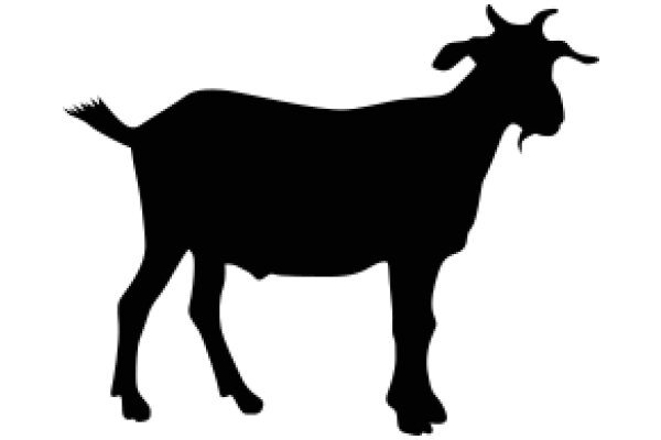 A Silhouette of a Goat: A Symbol of Strength and Independence