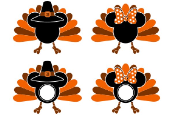 A Festive Collection of Thanksgiving-Themed Characters