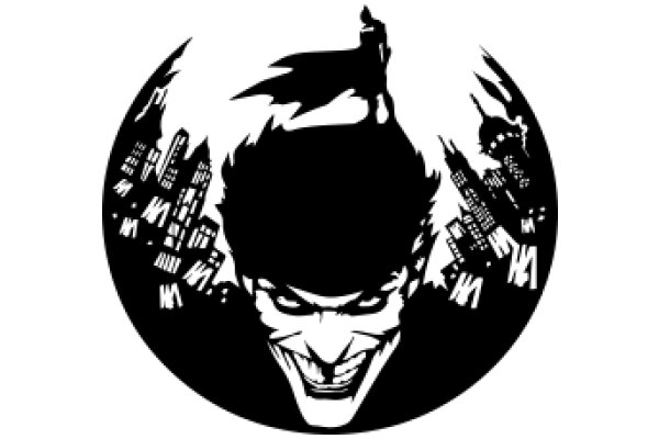 The Dark Knight's Silhouette: A Cityscape with a Twist