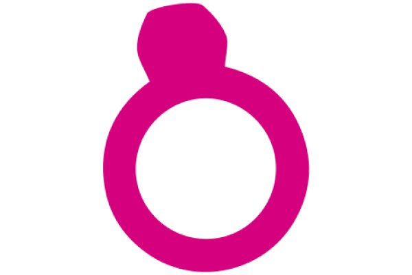 A Simple Pink Logo on a White Background