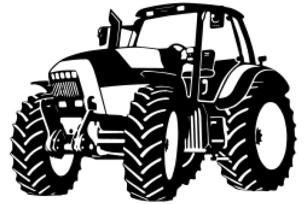 A Classic Illustration of a Farm Tractor