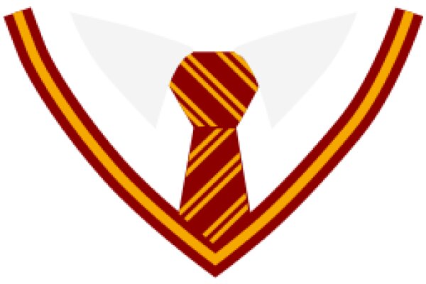 Stylish Gryffindor Tie with Yellow and Red Stripes