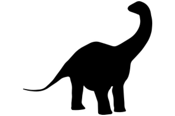 A Silhouette of a Dinosaur