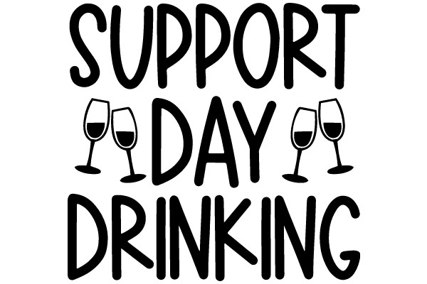 Support Day Drinking: A Graphic Design for a Fun Event