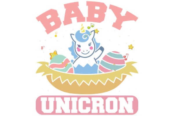 Baby Unicron: A Playful and Colorful Logo