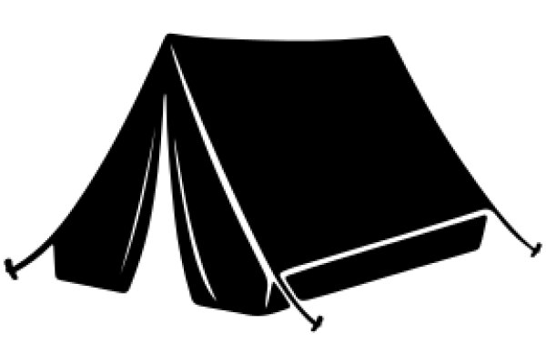 A Silhouette of a Tent