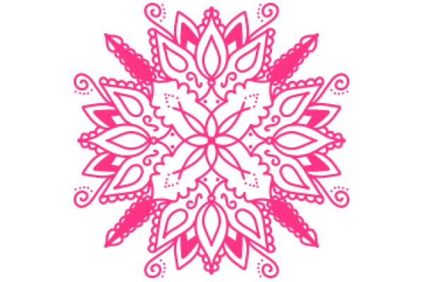 Vibrant Pink Mandala Design