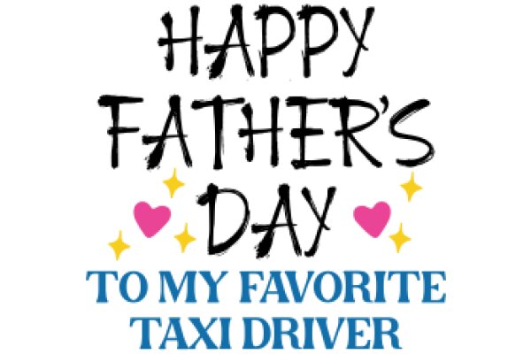 Happy Father's Day from Your Favorite Taxi Driver