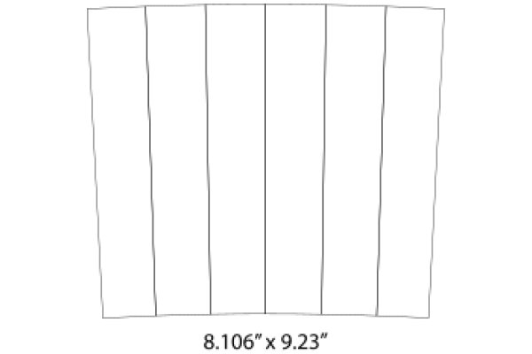 A Simple Line Drawing with Dimensions