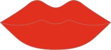 Vivid Red Lip Icon