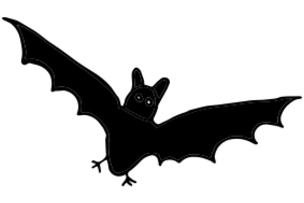 A Silhouette of a Bat with a Friendly Face