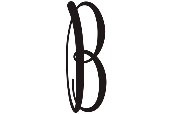 Stylized Letter 'B' in