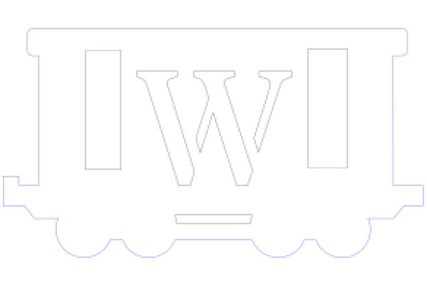 Stylized Letter 'W' in a Square Frame