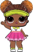 Cute Cartoon Character: A Stylish Brown Bunny with Pink Dress and Yellow Headband