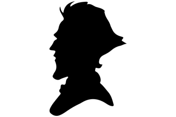 Silhouette of a Man's Profile