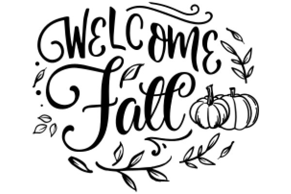 Welcome to Fall: A Seasonal Greeting with a Touch of Autumn Charm