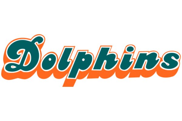 Stylized Logo of the Miami Dolphins Football Team