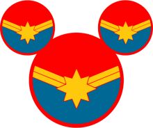 Captain Marvel's Shield and Logo