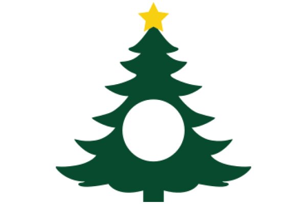 A Festive Christmas Tree Logo