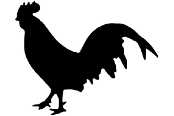 Silhouette of a Rooster: A Symbol of Courage and Vigilance