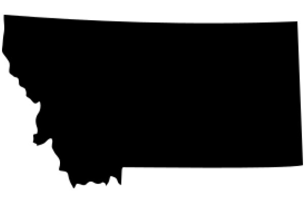 Silhouette of a State: A Visual Representation of the United States' Geography