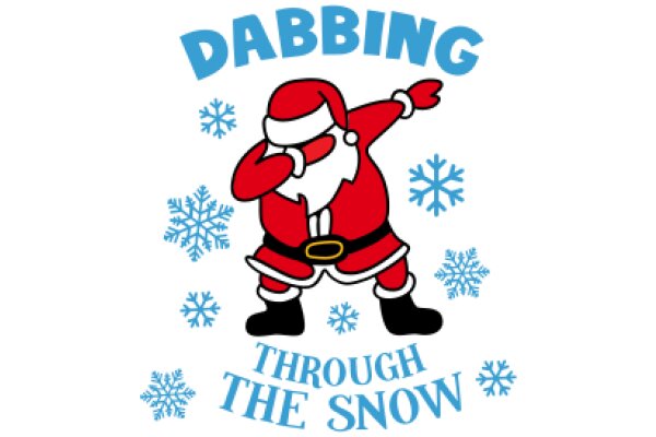 Dabbing Santa Claus: Through the Snow