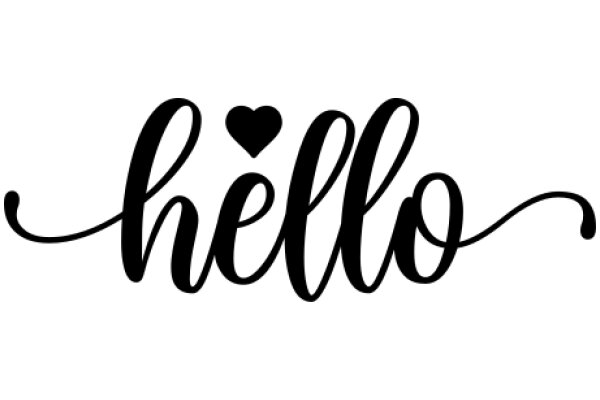 Hello: A Graphic Design of a Greeting