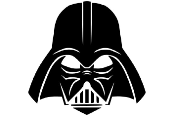 Stylized Black Darth Vader Logo