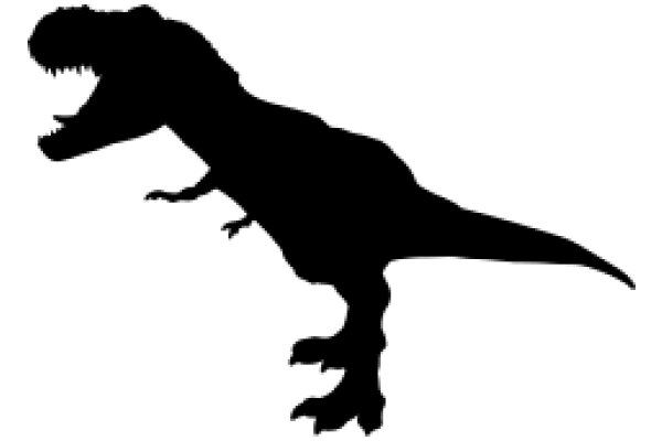 Silhouette of a T-Rex: A Classic Symbol of Prehistoric Life